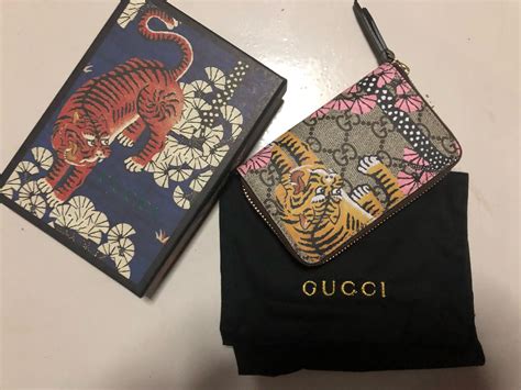 tiger print gucci wallet|Gucci bengal tiger wallet.